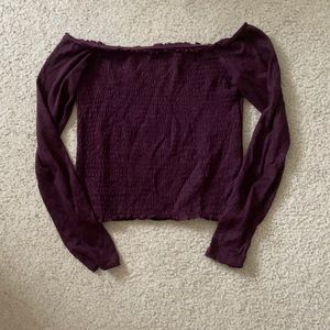 Hollister off the shoulder top